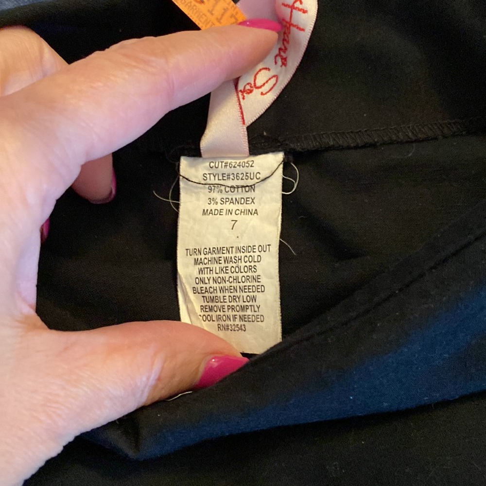 Black A line skirt - Picture 4 of 9